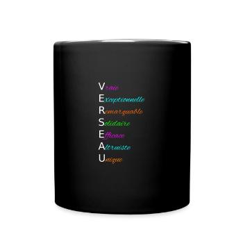 VERSEAU Vraie Exceptionnelle Remarquable Solidaire - Mug uni - noir - Devant