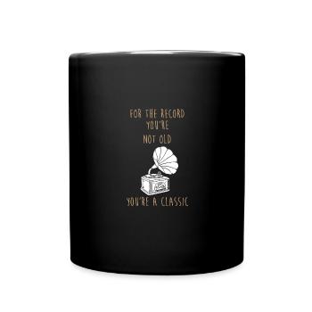 Vinyle - Mug uni - noir - Devant