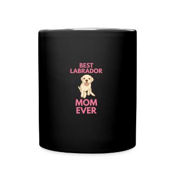 Meilleur Labrador Mama Cadeau de fête des mères Labrador - Mug uni - noir - Devant