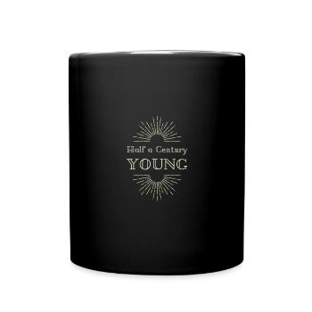 50 ans - Mug uni - noir - Devant