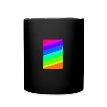 Gradient | Rainbow colors | Pattern - Full Colour Mug - black - Front
