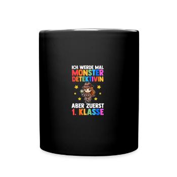 Garderie Sortants Première Primaire Inscription Écolier - Mug uni - noir - Devant