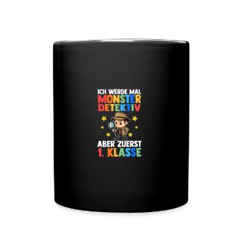 Garderie Sortants Première Primaire Inscription Écolier - Mug uni - noir - Devant