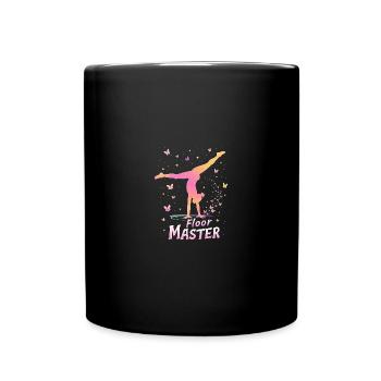 Gymnastics Gift Ladies Girls - Full Colour Mug - black - Front