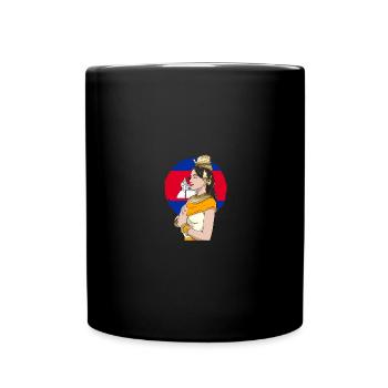Cambodge Tradition Danse Khmer Apsara I Cadeau - Mug uni - noir - Devant