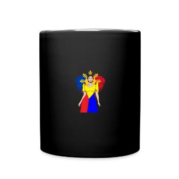 Philippinen Filipina Stolz Flagge Pinay I Geschenk - Tasse einfarbig - Schwarz - Vorne