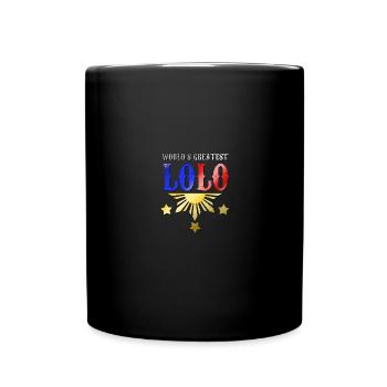 Philippines Père philippin Grand-père Lolo I Cadeau - Mug uni - noir - Devant
