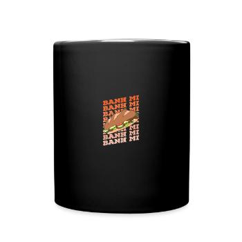 Cadeau de pain asiatique vietnamien Banh Mi I - Mug uni - noir - Devant