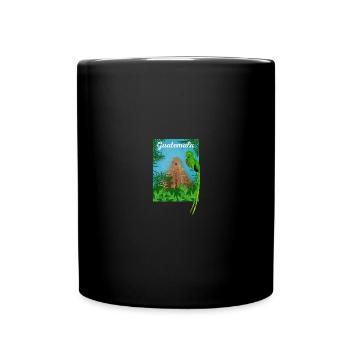 Guatemala Guatemalan Flagge DNA I Geschenk - Tasse einfarbig - Schwarz - Vorne