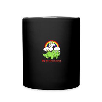 Frère frère frère Brother I cadeau - Mug uni - noir - Devant