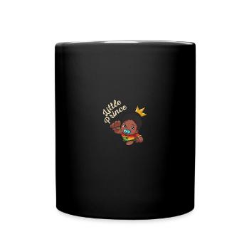 Ghana Ghanaian Flag Young Prince Crown I Gift - Full Colour Mug - black - Front