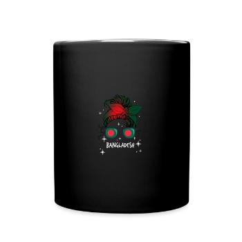 Bangladesch - Tasse einfarbig - Schwarz - Vorne