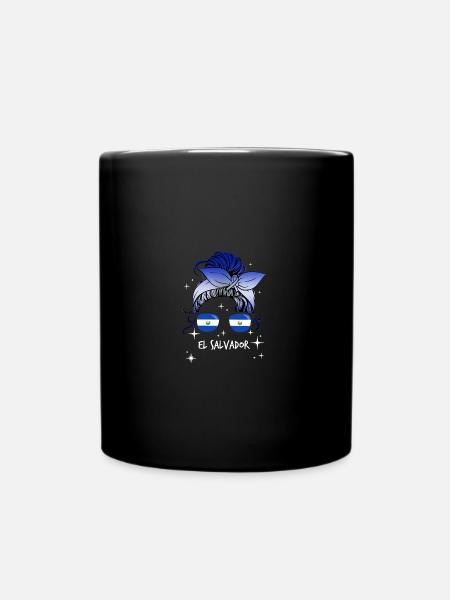 El Salvador - Tasse einfarbig - Schwarz
