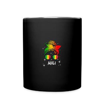 Mali - Mug uni - noir - Devant