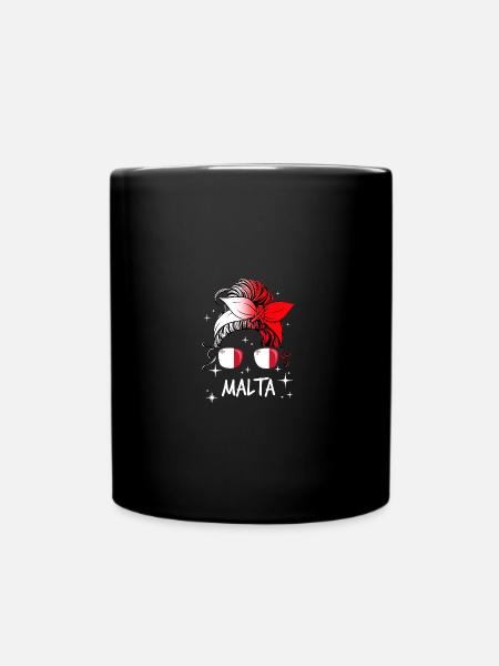 Malta - Tasse einfarbig - Schwarz