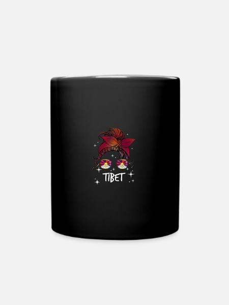 Tibet - Tasse einfarbig - Schwarz