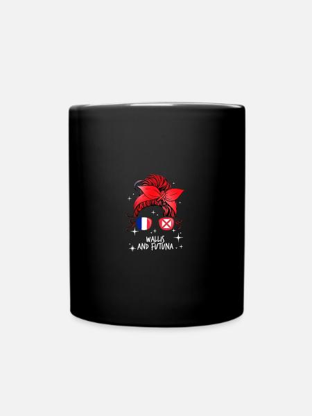 Wallis und Futuna - Tasse einfarbig - Schwarz