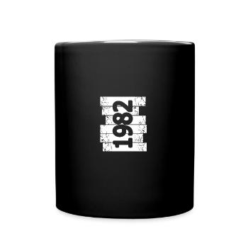 1982 - Tasse einfarbig - Schwarz - Vorne