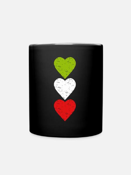 Liberté de vie de femme - Liberté de vie de femme - Cœurs - Mug uni - noir