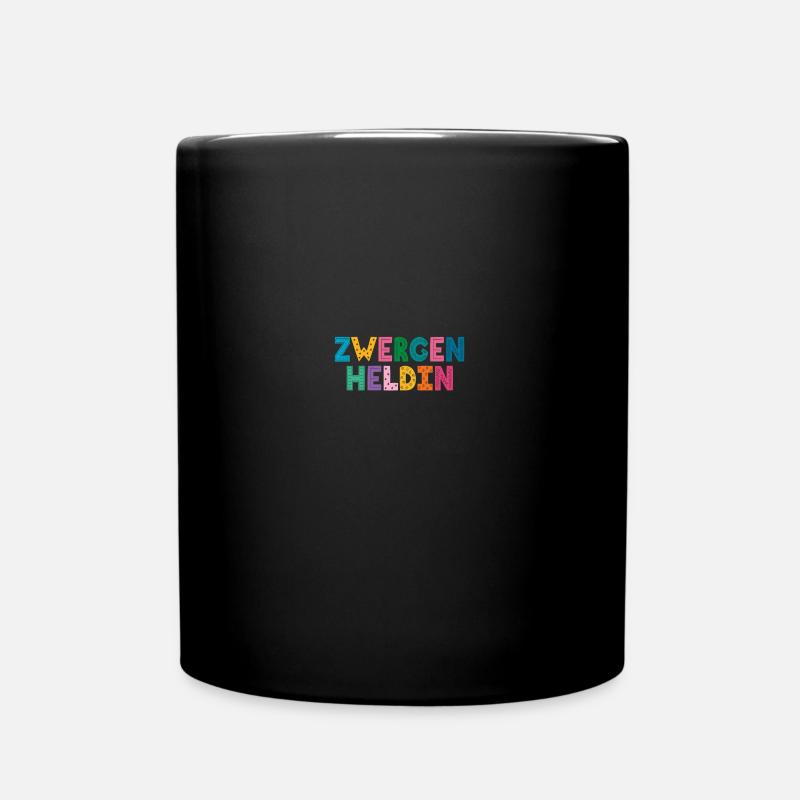 Erzieherinnen mit Herz Kindergärtnerinnen Geschenk - Tasse einfarbig - Schwarz