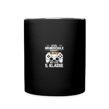 Erstklässler 1. Klasse Einschulung Junge Geschenk - Tasse einfarbig - Schwarz - Vorne