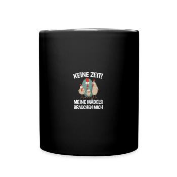 Chicken Chicken Breeder Chicken Farmer Gift - Full Colour Mug - black - Front