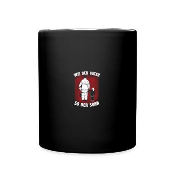 Jugendfeuerwehr Feuerwehr Jugend Kinderfeuerwehr - Tasse einfarbig - Schwarz - Vorne