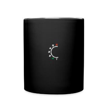 Cadeau motocycliste Casque moto - Mug uni - noir - Devant
