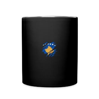 Kosovo Flag Flag Jersey Kosovar Gift - Full Colour Mug - black - Front