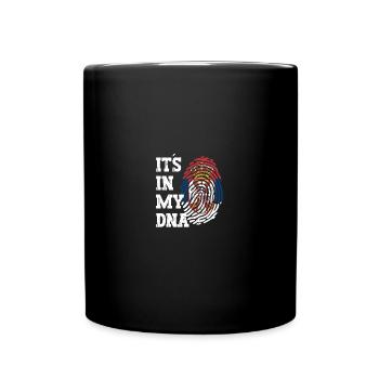 Serbia Serbian Flag Srbija Serbs Gift - Full Colour Mug - black - Front