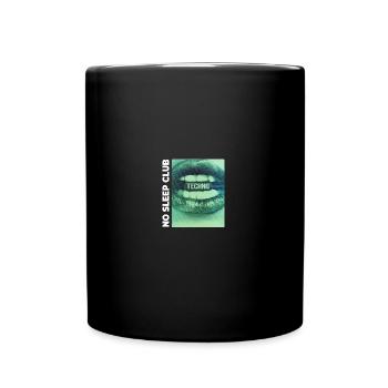 Techno Music Raver Electro Musik DJ Discjokey - Full Colour Mug - black - Front