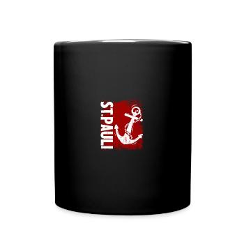 St. Pauli Anker Paulianer Vintage Souvenir - Full Colour Mug - black - Front