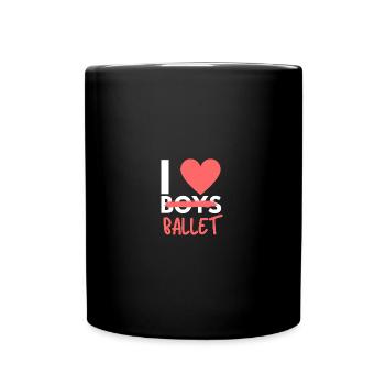 Ballet Dancer Gift Ballerina Ballet Outfit - Full Colour Mug - black - Front