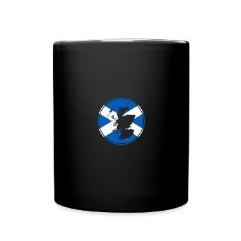Carte de l’Écosse Pride Flag Écossais - Mug uni - noir - Devant