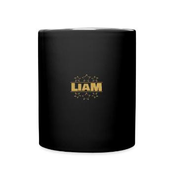 Liam - Tasse einfarbig - Schwarz - Vorne