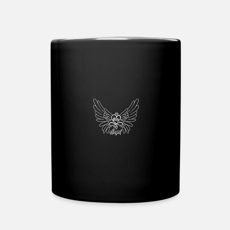 Engel Schwester - Tasse einfarbig - Schwarz