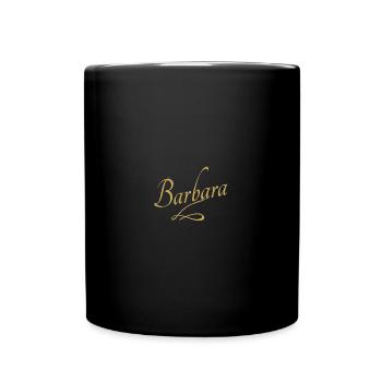 Prénom de Barbara - Mug uni - noir - Devant