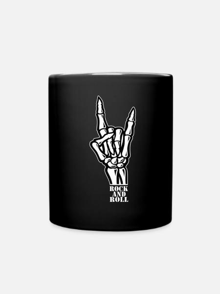 Rock 'n' Roll - Tasse einfarbig - Schwarz