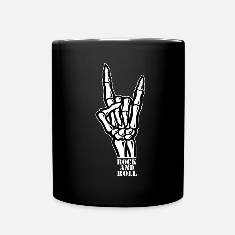 Rock 'n' Roll - Tasse einfarbig - Schwarz