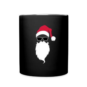 Santa Claus cool Santa Claus - Full Colour Mug - black - Front
