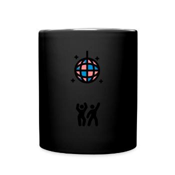 Night Fever Club Discothèque disco Danse Boule - Mug uni - noir - Devant