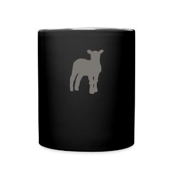 lamb - Full Colour Mug - black - Front