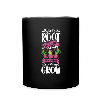 Spine Nature Gardener - Full Colour Mug - black - Front