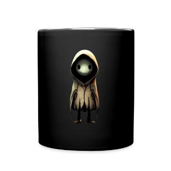 Niedliches Monster - Tasse einfarbig - Schwarz - Vorne
