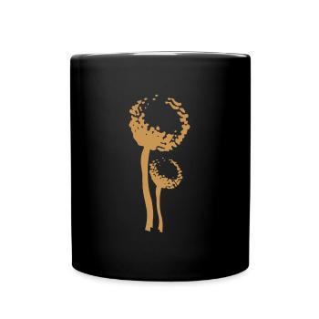 Pissenlits, pissenlits - Mug uni - noir - Devant