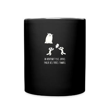maman ours - Mug uni - noir - Devant