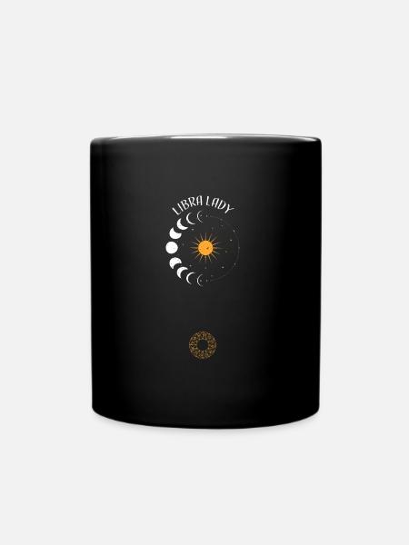 Libra Lady - Astrology - Tasse einfarbig - Schwarz