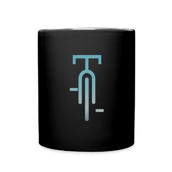 I love my bicycle - Full Colour Mug - black - Front