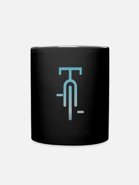 I love my bicycle - Tasse einfarbig - Schwarz