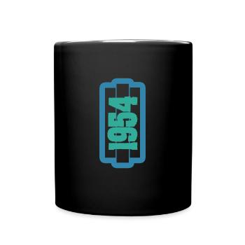 1954 - Tasse einfarbig - Schwarz - Vorne